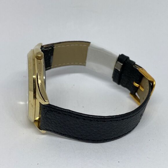 Michael Kors Runway MK4285 Women's Black Leather Analog Dial Quartz Watch JK573 - Picture 9 of 12